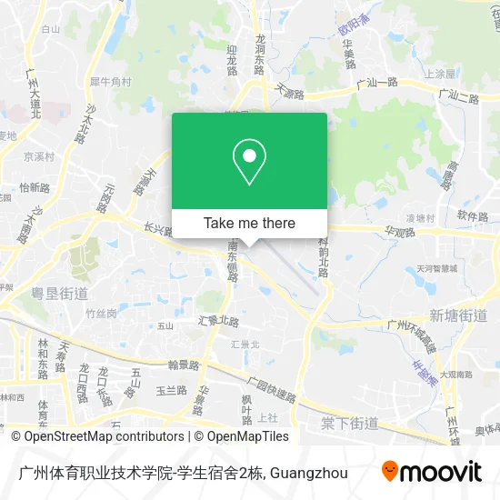 广州体育职业技术学院-学生宿舍2栋 map