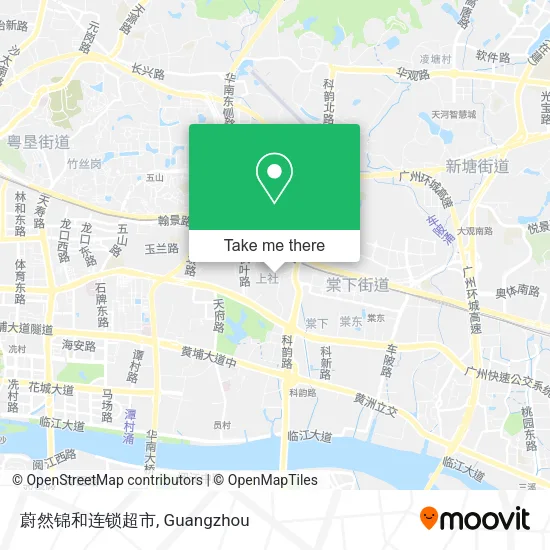 蔚然锦和连锁超市 map