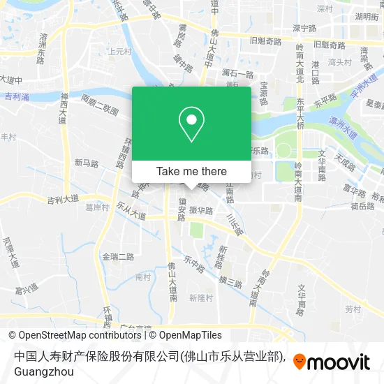 中国人寿财产保险股份有限公司(佛山市乐从营业部) map
