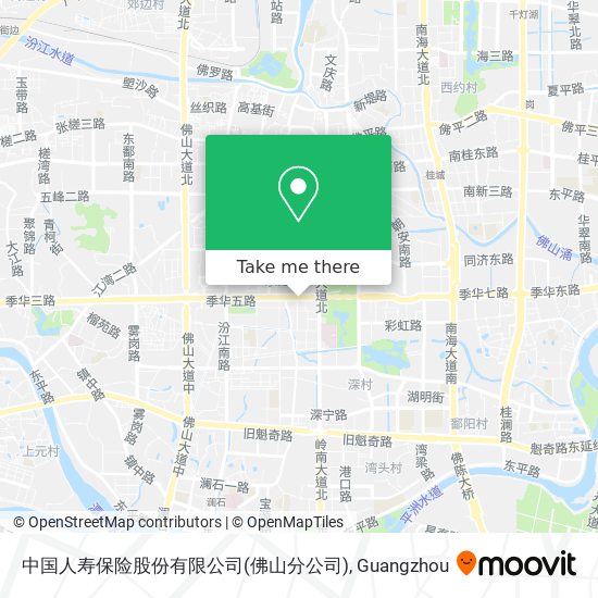 中国人寿保险股份有限公司(佛山分公司) map