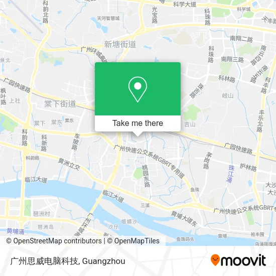 广州思威电脑科技 map