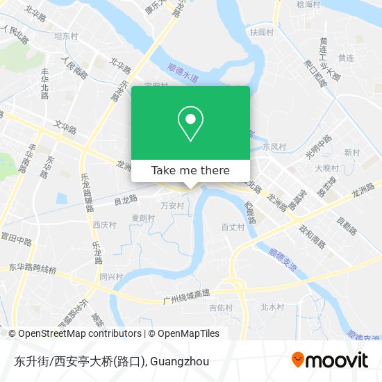 东升街/西安亭大桥(路口) map