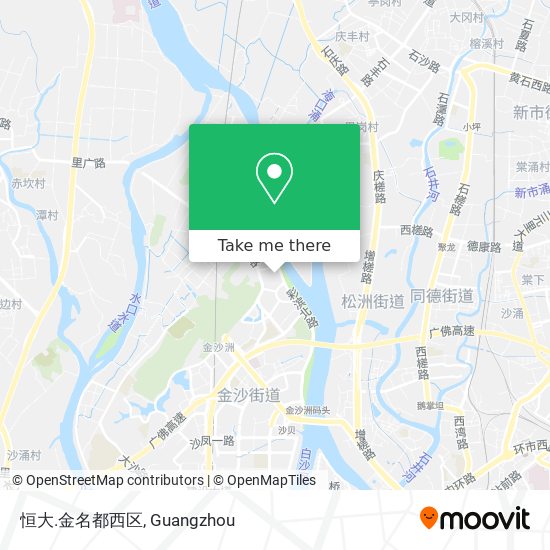 恒大.金名都西区 map