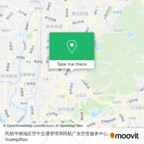 民航中南地区空中交通管理局民航广东空管服务中心 map