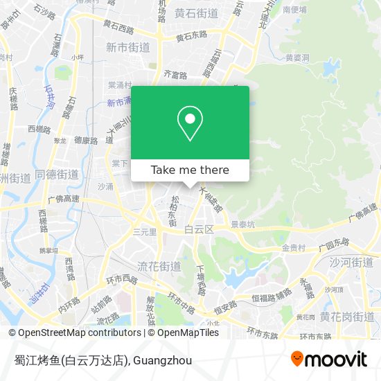 蜀江烤鱼(白云万达店) map