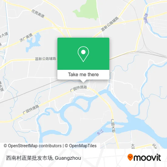 西南村蔬菜批发市场 map