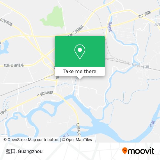 蓝田 map