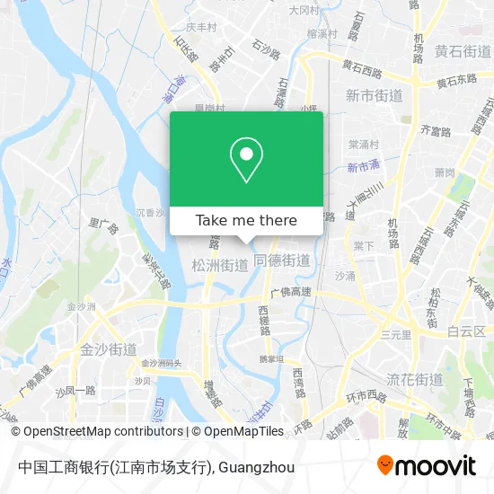 中国工商银行(江南市场支行) map