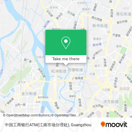 中国工商银行ATM(江南市场分理处) map