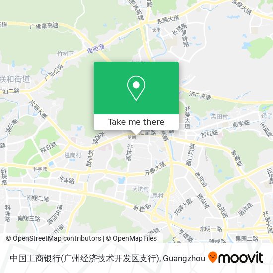中国工商银行(广州经济技术开发区支行) map