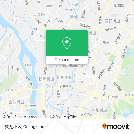 聚龙小区 map