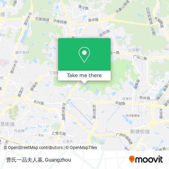 曹氏一品夫人墓 map