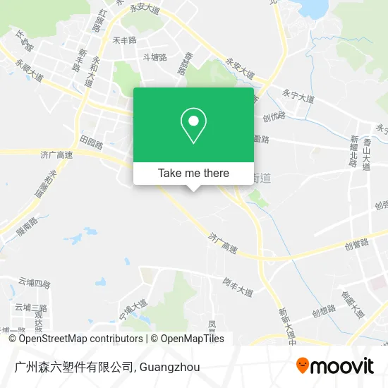 广州森六塑件有限公司 map
