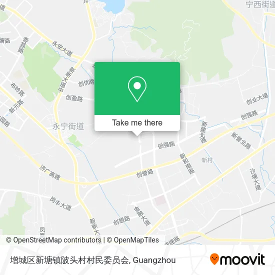 增城区新塘镇陂头村村民委员会 map