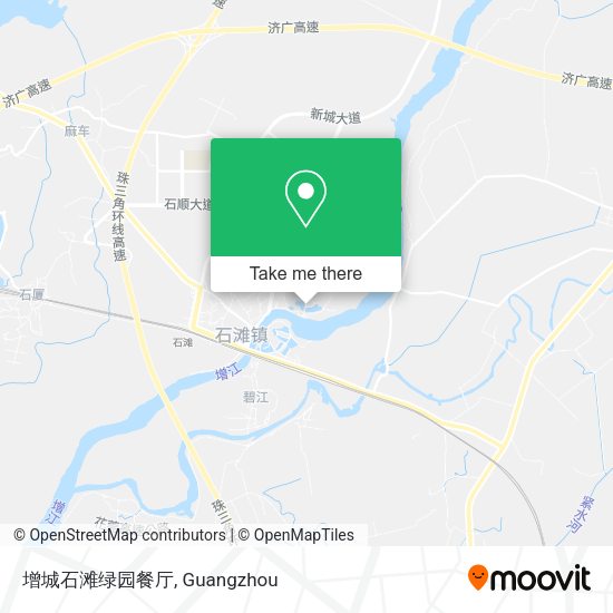 增城石滩绿园餐厅 map