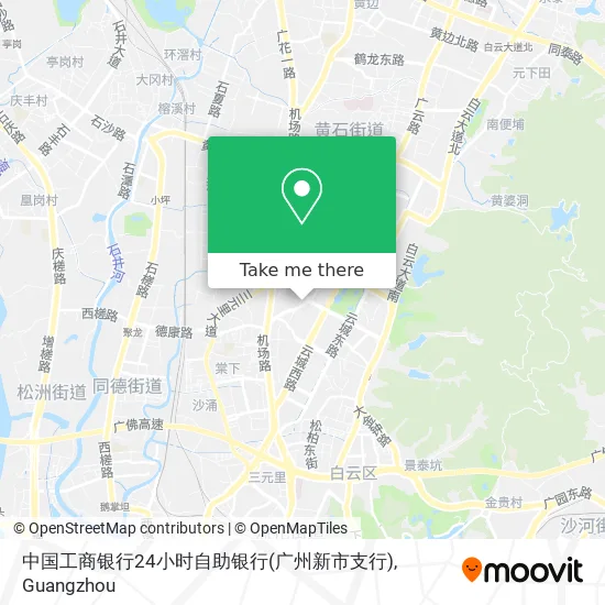 中国工商银行24小时自助银行(广州新市支行) map