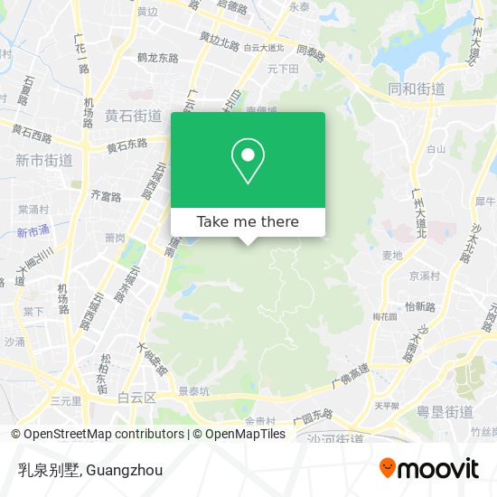乳泉别墅 map
