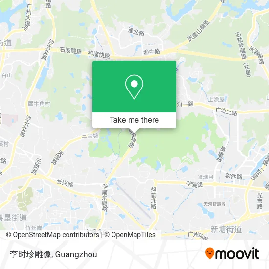 李时珍雕像 map
