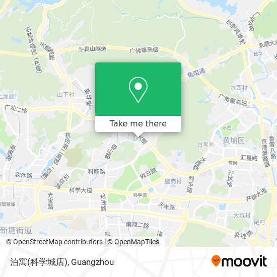 泊寓(科学城店) map