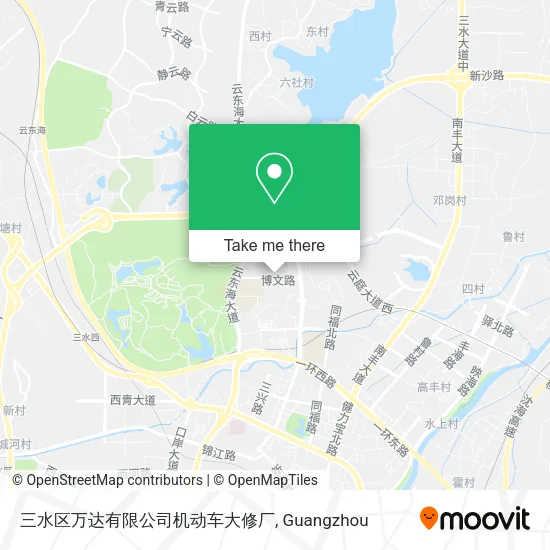 三水区万达有限公司机动车大修厂 map