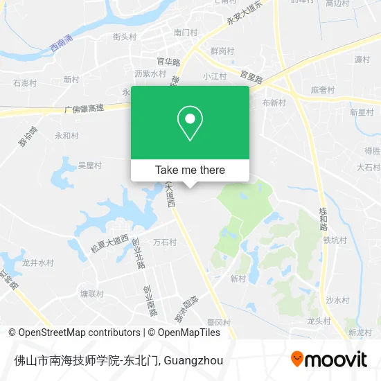 佛山市南海技师学院-东北门 map