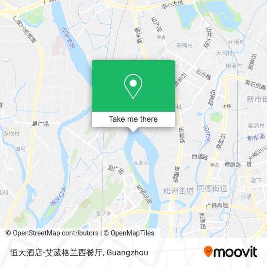 恒大酒店-艾葳格兰西餐厅 map