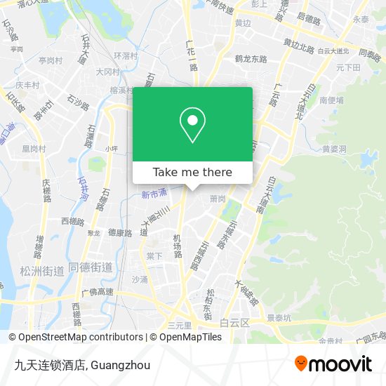九天连锁酒店 map
