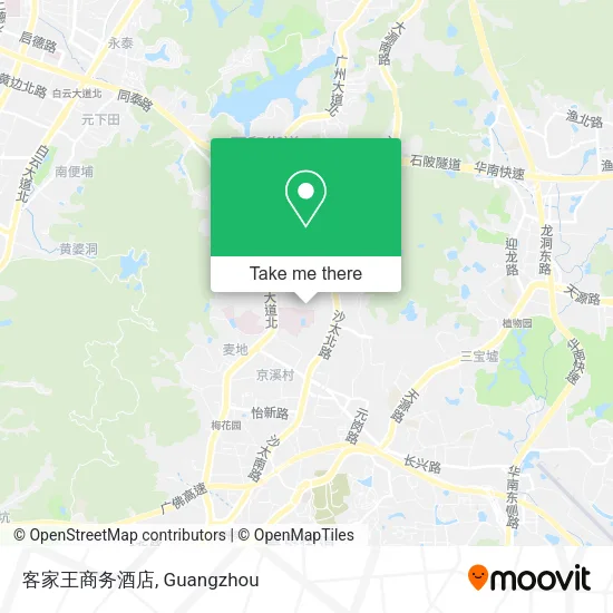 客家王商务酒店 map