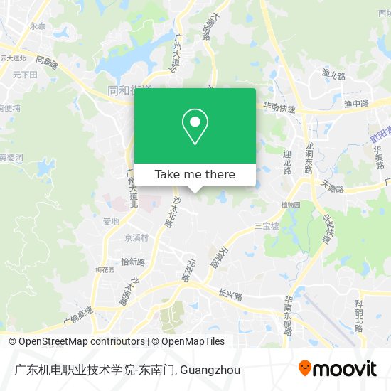 广东机电职业技术学院-东南门 map