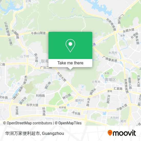 华润万家便利超市 map