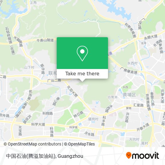 中国石油(腾溢加油站) map