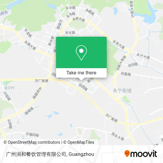 广州润和餐饮管理有限公司 map