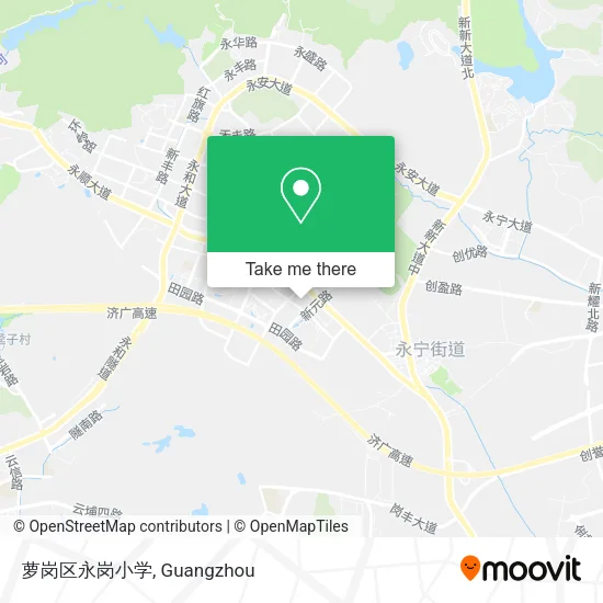 萝岗区永岗小学 map