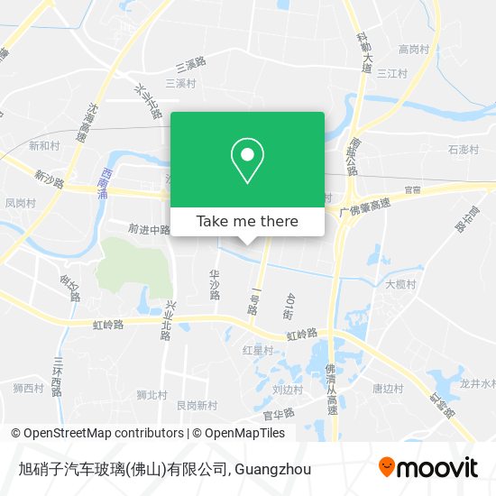 旭硝子汽车玻璃(佛山)有限公司 map