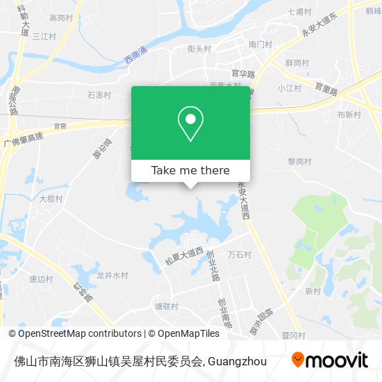 佛山市南海区狮山镇吴屋村民委员会 map