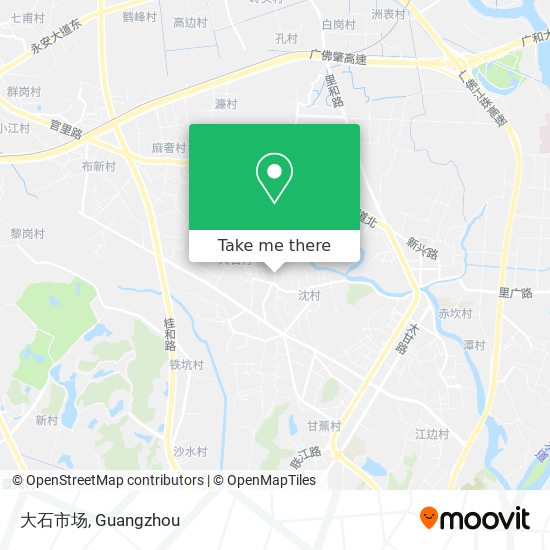 大石市场 map