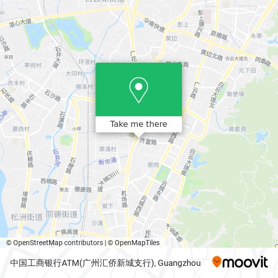 中国工商银行ATM(广州汇侨新城支行) map