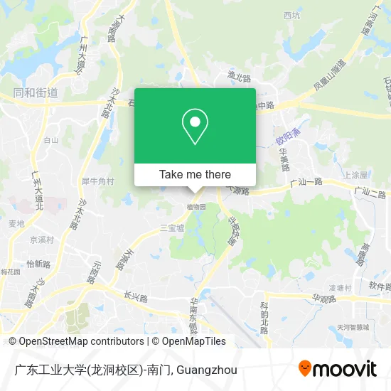 广东工业大学(龙洞校区)-南门 map