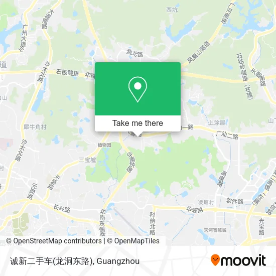 诚新二手车(龙洞东路) map