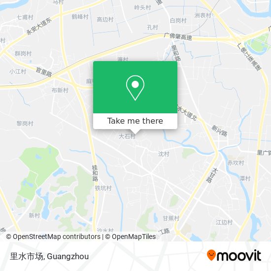 里水市场 map