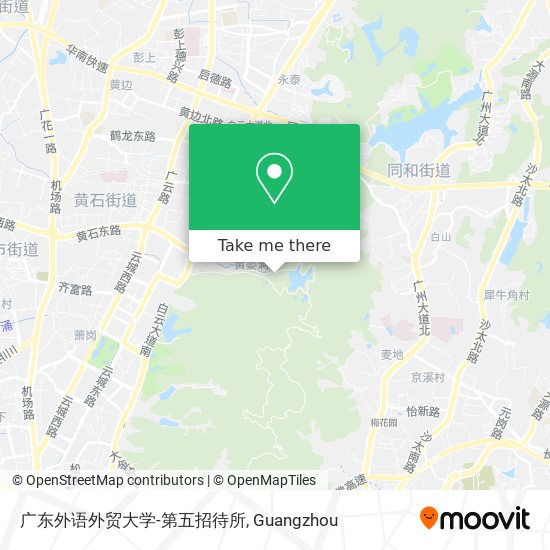 广东外语外贸大学-第五招待所 map