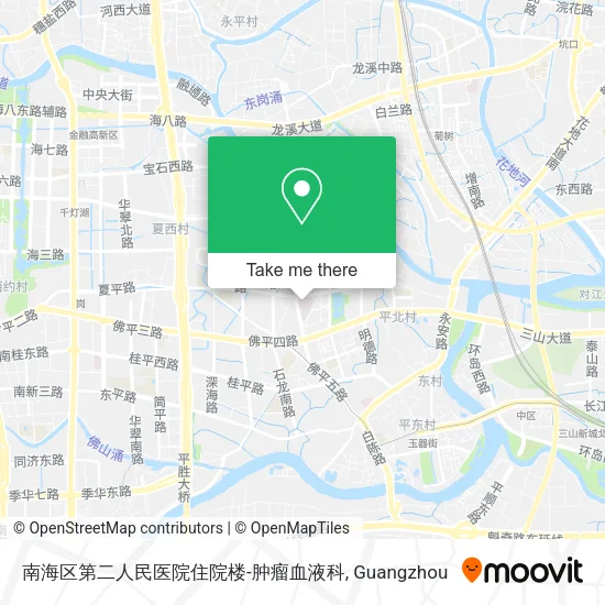 南海区第二人民医院住院楼-肿瘤血液科 map