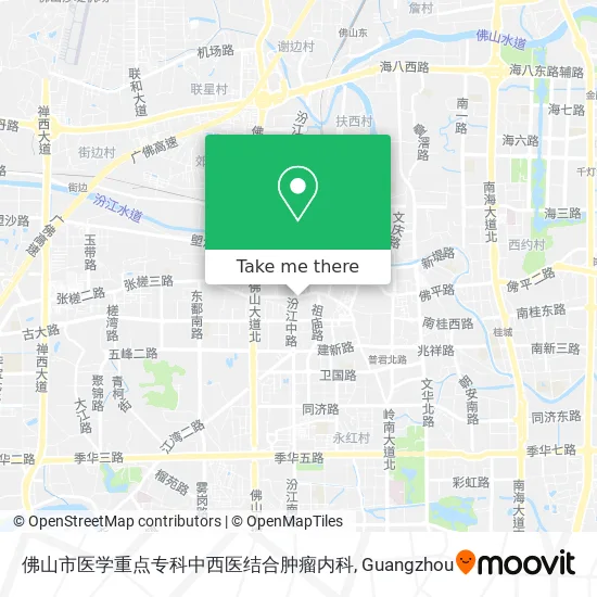 佛山市医学重点专科中西医结合肿瘤内科 map