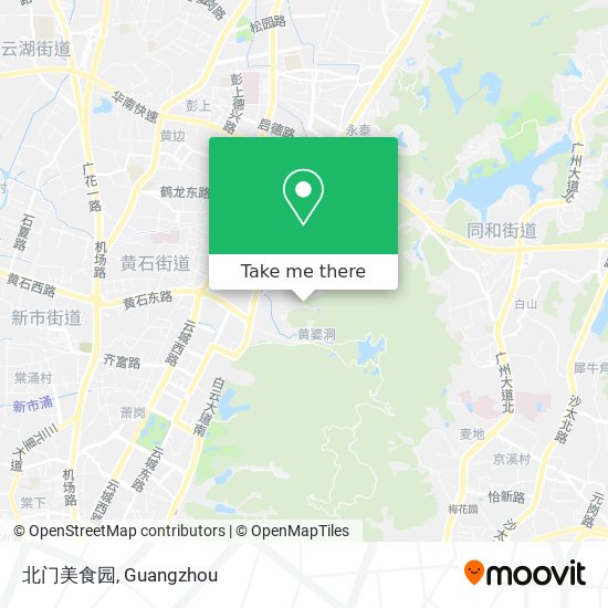 北门美食园 map