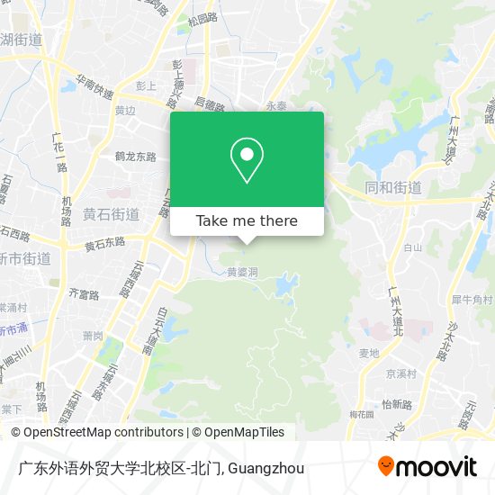 广东外语外贸大学北校区-北门 map