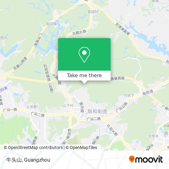 牛头山 map