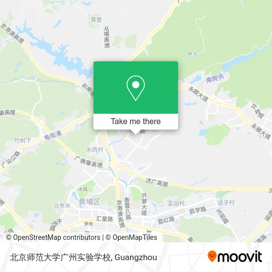北京师范大学广州实验学校 map