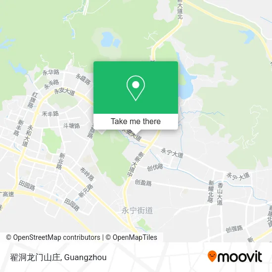 翟洞龙门山庄 map