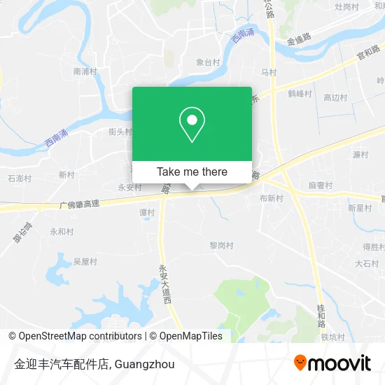 金迎丰汽车配件店 map