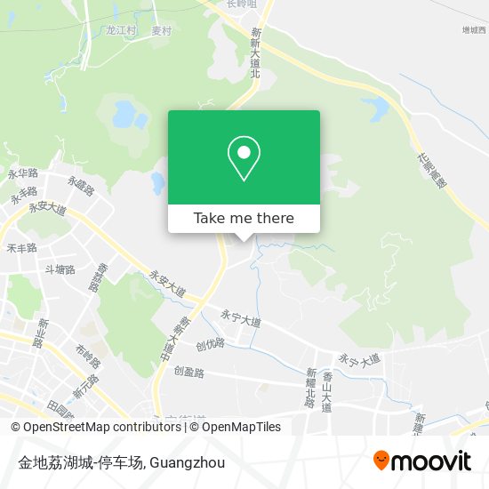 金地荔湖城-停车场 map